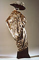 Evening coat, Paul Poiret (French, Paris 1879–1944 Paris), silk, metallic thread, French