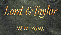 Hat, Lord &amp; Taylor (American, founded 1826), wool, feathers, American