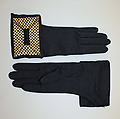 Gloves, Dawnelle, Inc., cotton, metallic thread, American