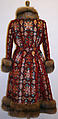 Evening coat, Norman Norell (American, Noblesville, Indiana 1900–1972 New York), cotton, metallic thread, fur, American