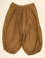 Gym bloomers, cotton, American