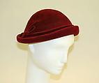 Hat, House of Dior (French, founded 1946), wool, cotton, French