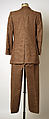 Suit, (a, b) Pierre Cardin (French (born Italy), San Biagio di Callalta 1922–2020 Neuilly), wool, silk, French