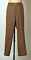 Suit, (a, b) Pierre Cardin (French (born Italy), San Biagio di Callalta 1922–2020 Neuilly), wool, silk, French