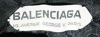 Evening dress, House of Balenciaga (French, founded 1937), silk, French