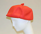 Hat, House of Balenciaga (French, founded 1937), linen, French
