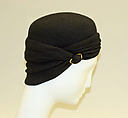 Turban, House of Balenciaga (French, founded 1937), wool, French