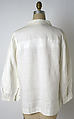 Overblouse, House of Balenciaga (French, founded 1937), linen, French