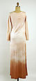 Evening dress, Emma Gibbs-Battie, silk, American