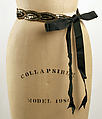 Evening bolero, silk, plastic, rayon, American