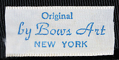 Pillbox hat, velvet (probably rayon), American