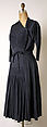 Dress, Madame Grès (Germaine Émilie Krebs) (French, Paris 1903–1993 Var region), wool, French