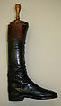 Hunting ensemble, (l) James Lock &amp; Co. Ltd (British, founded 1676), wool, cotton, leather, British