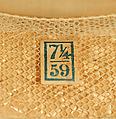 Boater, straw, British