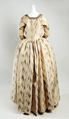 Robe à l'anglaise, silk, British