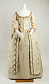 Robe a l'Anglaise, silk, British