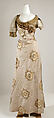 Evening dress, Jeanne Hallée (French, 1880–1914), silk, metal, French