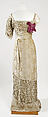 Evening dress, Jeanne Hallée (French, 1880–1914), silk, glass, French