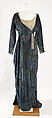Evening dress, Jeanne Hallée (French, 1870–1924), silk, glass, French