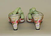 Sandals, Herbert Levine Inc. (American, founded 1949), silk, American