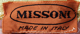 Ensemble, Missoni (Italian, founded 1953), silk, Italian
