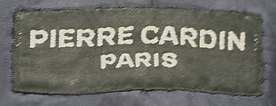Suit, Pierre Cardin (French (born Italy), San Biagio di Callalta 1922–2020 Neuilly), wool, cotton, French
