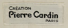 Suit, Pierre Cardin (French (born Italy), San Biagio di Callalta 1922–2020 Neuilly), wool, cotton, French