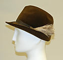 Hat, Pierre Cardin (French (born Italy), San Biagio di Callalta 1922–2020 Neuilly), wool, French