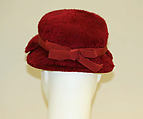 Hat, House of Balenciaga (French, founded 1937), fur blend felt, French