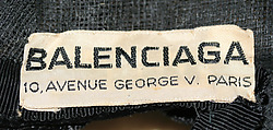 Hat, House of Balenciaga (French, founded 1937), silk, French