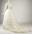Dress, cotton, American