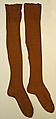 Stockings, cotton, artificial silk, probably American