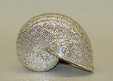 Evening bag, Judith Leiber  American, shell, glass, metal, leather, American