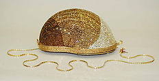 Evening bag, Judith Leiber  American, shell, glass, metal, American