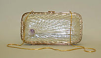 Evening bag, Judith Leiber  American, plastic, metal, American