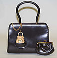 Purse, Judith Leiber  American, leather, metal, American
