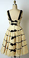 Dress, Ann Lowe (American, Clayton, Alabama ca. 1898–1981 Queens, New York), cotton, nylon, American