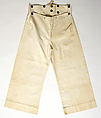 Sailor suit, cotton, wool, British