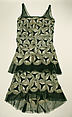 Dress, cotton, glass, American or European