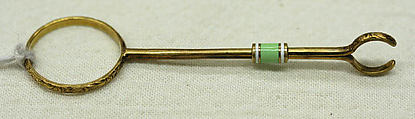 Cigarette holder, gold, probably American