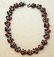 Necklace, House of Chanel  French, metal, glass, French