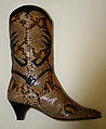 Boots, Susan Bennis/Warren Edwards American, python, American