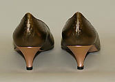 Pumps, Susan Bennis/Warren Edwards (American, 1977–1997), leather, American