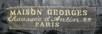 Riding habit, wool, French