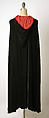 Evening cape, Valentina Gowns (American, 1928–1957), silk, rayon, American