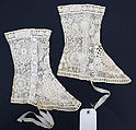 Spats, cotton, probably American