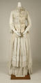Dress, cotton, probably American