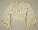 Blouse, cotton, probably American