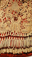Dress, silk, cotton, glass, American