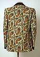 Evening ensemble, Ann E. Lipscomb (American), (a) wool
(b) cotton
(d) silk, American